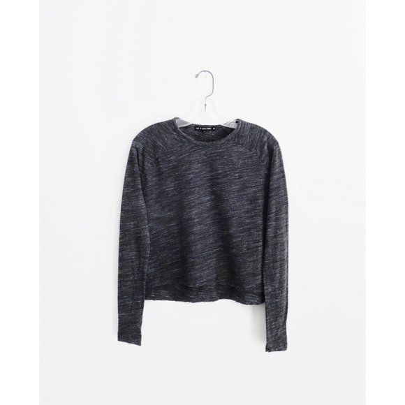 rag & bone /JEAN Dark Grey Long Sleeve Tee Top XS - Picture 1 of 3